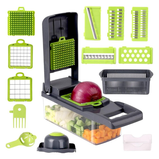 16-in-1 vegetable chopper and food prep station