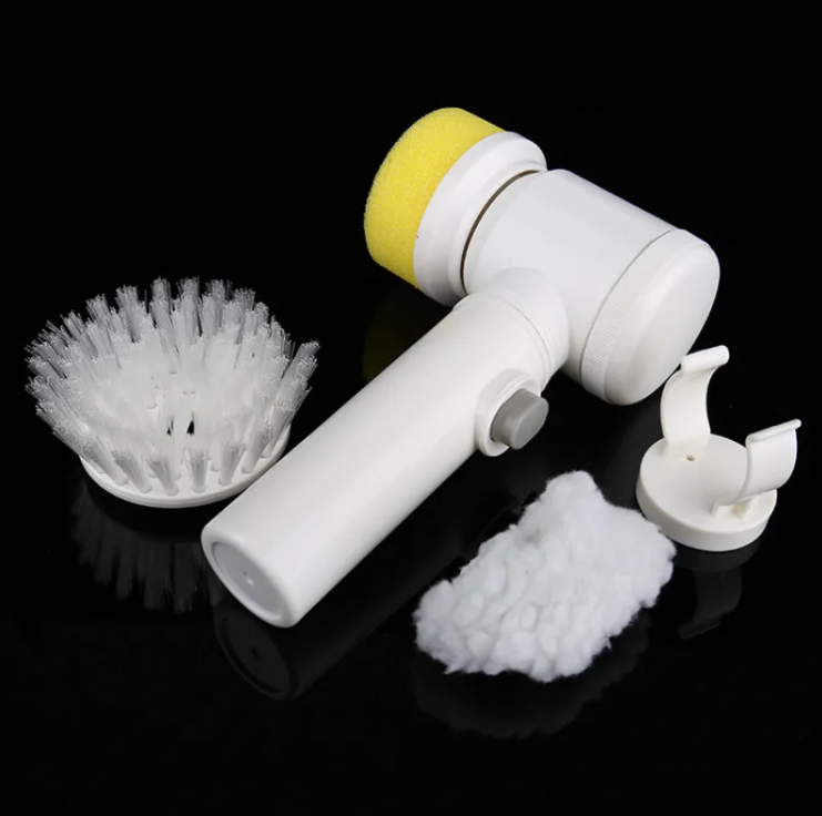 Cordless Electric Spin Scrubber – 5 Brush Heads