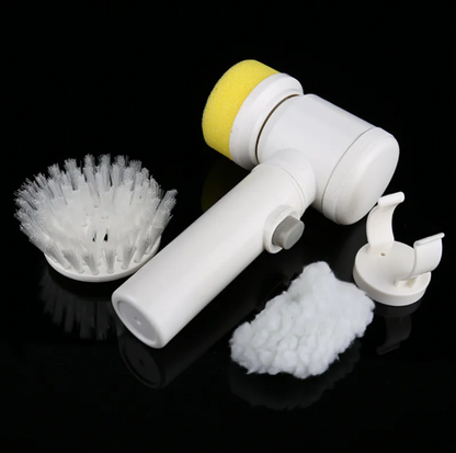 Cordless Electric Spin Scrubber – 5 Brush Heads