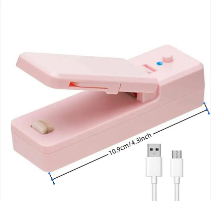 Rechargeable 2-in-1 Mini Bag Sealer & Cutter