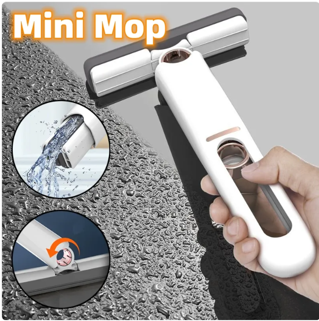 Mini Squeeze Mop – Hands-Free Compact Cleaner