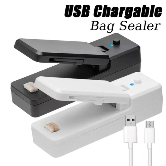 Rechargeable 2-in-1 Mini Bag Sealer & Cutter