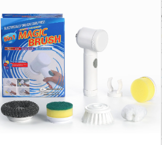 Cordless Electric Spin Scrubber – 5 Brush Heads